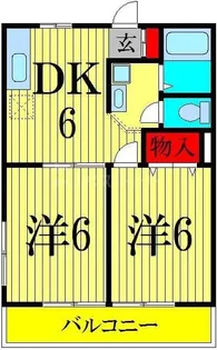 カサベルテ堀切【2階】の間取り