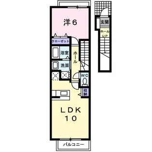 ブルーメ【2階】の間取り
