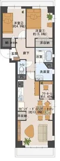 NSハイツ【2階】の間取り