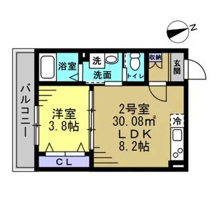 LupinusV(ルピナスファイブ)【2階】の間取り