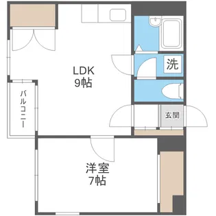 ラフィネマルタ札幌【3階】の間取り