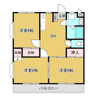フレックス21【1階】の間取り