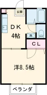 パーソンズハウスC【1階】の間取り