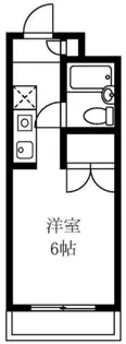 ベルメゾン片岡【2階】の間取り
