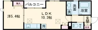 駒沢公園テラス【1階】の間取り