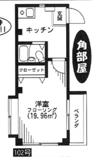 アネックス蒲生7期【1階】の間取り