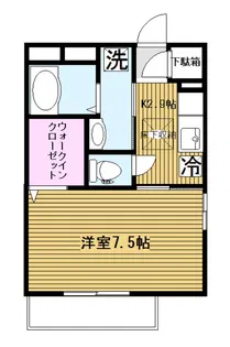 レ・セーナアサカII【1階】の間取り