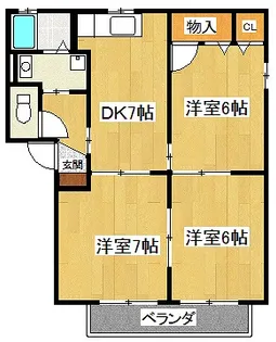 エンジェルハウス【2階】の間取り