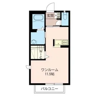 メゾン・ド・クレマティス【1階】の間取り