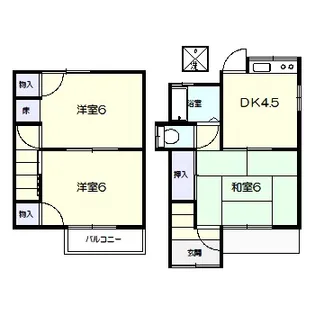 広島県呉市阿賀北5【一戸建】の間取り