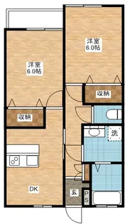 シーサイドハイツ深堀【1階】の間取り