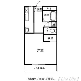 鈴木グリーンハイツ【3階】の間取り