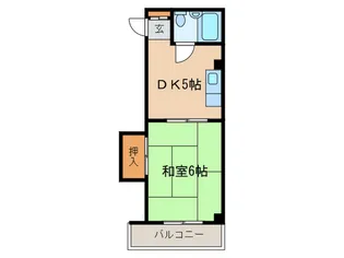第2ニシノビル【3階】の間取り