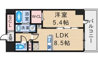 エールグラン豊中本町【9階】の間取り