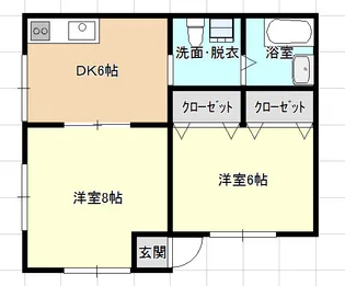 JTKIII【2階】の間取り