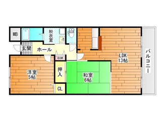 メゾン・ドゥ・ボヌール【1階】の間取り
