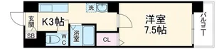 リアライズ岐阜駅前【4階】の間取り