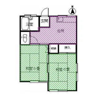 コーポ斉藤【1階】の間取り