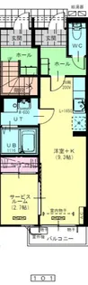 trefle III【1階】の間取り