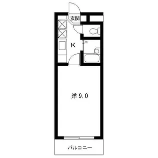 ベルシティ七北田【2階】の間取り
