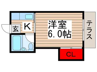 エリエ-ル鎌ヶ谷【1階】の間取り