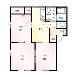 セレーノB【2階】の間取り