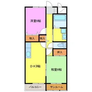 ボンヌールII【2階】の間取り