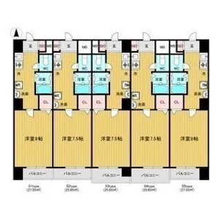 リアライズ岐阜駅前(旧:プラウランド岐阜)【4階】の間取り