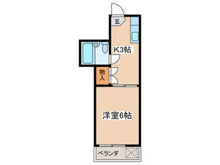 メゾンフロレアル【2階】の間取り