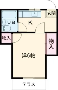 メゾン愛花夢【1階】の間取り