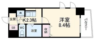 クラッセ溝の口【7階】の間取り