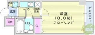 アンカーヒルズ川内第2【1階】の間取り