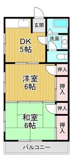 田中ハイツ【1階】の間取り