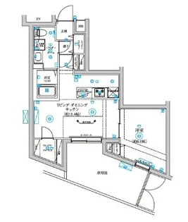 1LDKの間取り画像