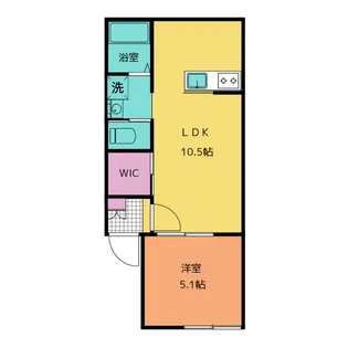 ル・シエル東千葉【2階】の間取り
