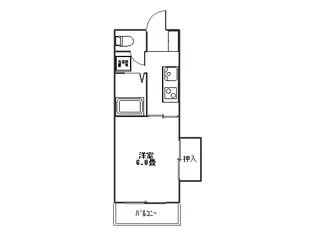 第二マルトミ荘【2階】の間取り