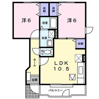 モルティII【1階】の間取り