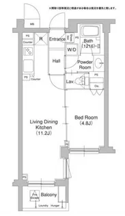 コンフォリア原宿【4階】の間取り
