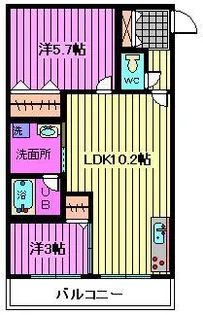 DreamResidenceTokiwa【2階】の間取り