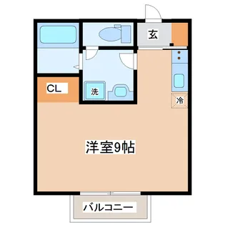 ライトフィールド【2階】の間取り