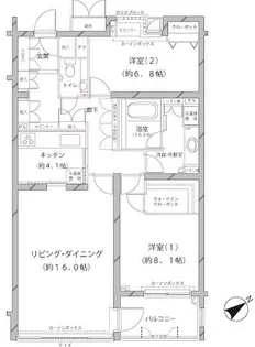 MFPRコート代官山【3階】の間取り