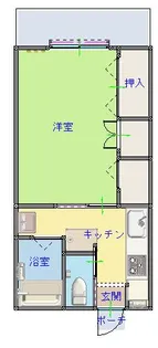 プラザマンション【5階】の間取り