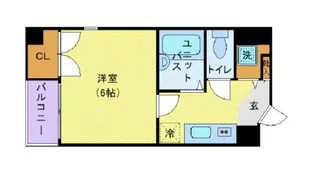 ヴィレ日本橋箱崎【5階】の間取り
