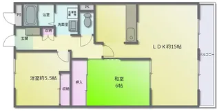 エクシング青山【1階】の間取り