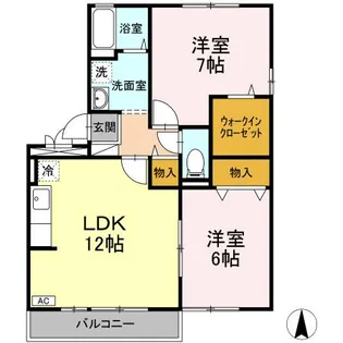 オークビレッジ【3階】の間取り