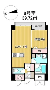 PAXレジデンス【2階】の間取り