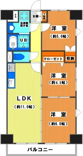 駅前ペット可・タワーマンションToshi【9階】の間取り