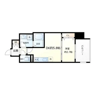 テラ堺市駅【4階】の間取り