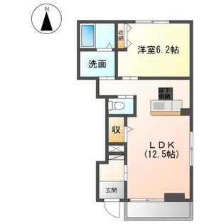 ガーデンヒルズ【1階】の間取り