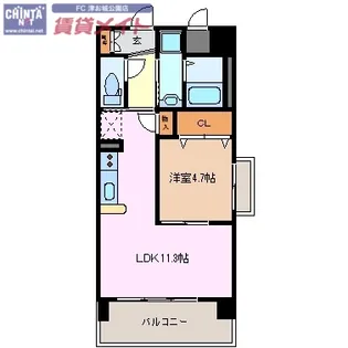 神話の杜K【2階】の間取り